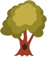 Logo tree icon